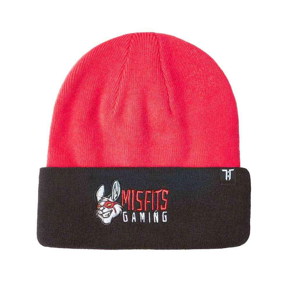 Tokyo Time - Misfits Gaming Beanie Muts - Rood/Zwart
